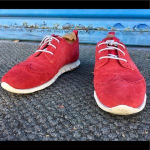 Cole Haan ZeroGrand Suede Wingtip Oxfords